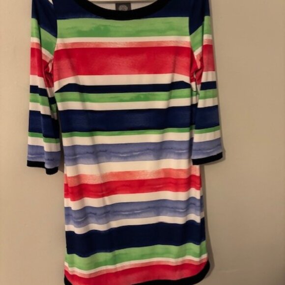 Vince Camuto striped dress size 8 - Picture 1 of 3